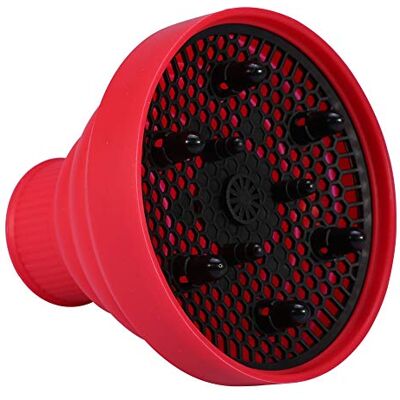 Mumusuki Hair Blower Diffuser Hairdryer Cover Styling Foldable Folding Collapsible Silicone Hairdressing Tool Attachment for Natural Wavy Fine Thick Hair for Home Barbershop Hairdressing Salon(Red) Mumusuki Hair Blower Diffuser Hairdryer Cover Styling Foldable Folding Collapsible Silicone Hairdressing Tool Attachment for Natural Wavy Fine Thick Hair for Home Barbershop Hairdressing Salon(Red)