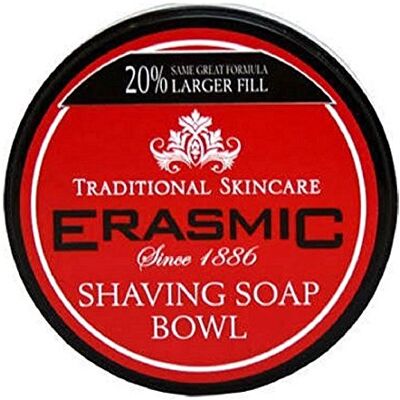 Erasmic SIX PACKS of Shaving Soap Bowl 90g Erasmic SIX PACKS of Shaving Soap Bowl 90g