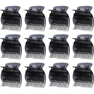 GroveEss 12 Pack ABS Hot Roller Clips Lightweight Safety Heat Resistance Curler Accessories for Hair Styling, Salon and Daily Use for Women and Girls GroveEss 12 Pack ABS Hot Roller Clips Lightweight Safety Heat Resistance Curler Accessories for Hair Styling, Salon and Daily Use for Women and Girls