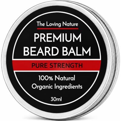 The Loving Nature Beard Balm, Rosemary & Tea Tree, 30ml Light-hold beard balm with shea butter, beeswax, argan and jojoba oils; Rosemary & Tea Tree scent The Loving Nature Beard Balm, Rosemary & Tea Tree, 30ml Light-hold beard balm with shea butter, beeswax, argan and jojoba oils; Rosemary & Tea Tree scent