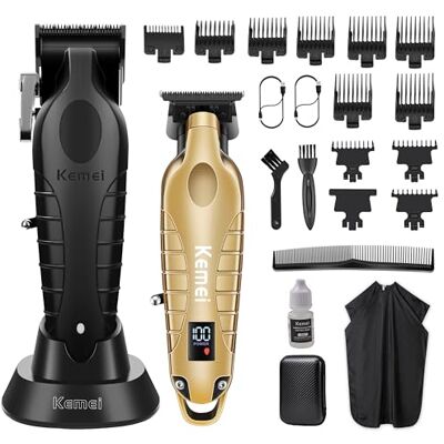 KEMEI 2293Gold+2296 Hair Clippers Kit for Men KEMEI 2293Gold+2296 Hair Clippers Kit for Men