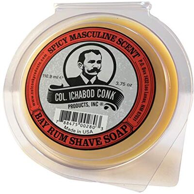 Colonel Conk Col. Conk Products, Inc. Col. Conk Bay Rum Shaving Soap 3.75 Ounce Large Colonel Conk Col. Conk Products, Inc. Col. Conk Bay Rum Shaving Soap 3.75 Ounce Large
