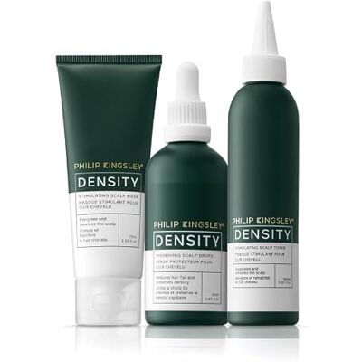 Philip Kingsley Density Hair and Scalp Preserving Collection Density Scalp Drops, Mask and Toner for Thin, Thinning, Fine, Fragile, Thin Hair Thickener, Volumising and Strengthening Hair Trio Philip Kingsley Density Hair and Scalp Preserving Collection Density Scalp Drops, Mask and Toner for Thin, Thinning, Fine, Fragile, Thin Hair Thickener, Volumising and Strengthening Hair Trio