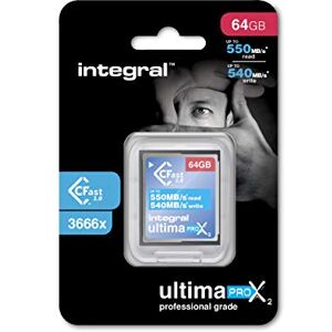 Integral UltimaPro X2 Memory Card - 64GB, CFast 2.0 Integral UltimaPro X2 Memory Card - 64GB, CFast 2.0