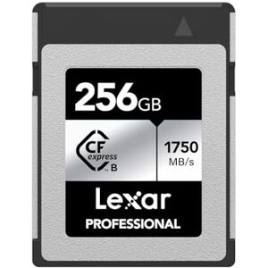 Lexar Professional SILVER Series 256GB CFexpress Card, Type B CFe Card up to 1750MB/s Read, CF Card Adopt PCIe Gen3x2, CF Memory Card Compatible with DSLR, Backward with XQD Camera (LCXEXSL256G-RNENG) Lexar Professional SILVER Series 256GB CFexpress Card, Type B CFe Card up to 1750MB/s Read, CF Card Adopt PCIe Gen3x2, CF Memory Card Compatible with DSLR, Backward with XQD Camera (LCXEXSL256G-RNENG)