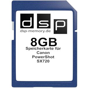 DSP Memory 8GB Speicherkarte für Canon PowerShot SX720 DSP Memory 8GB Speicherkarte für Canon PowerShot SX720