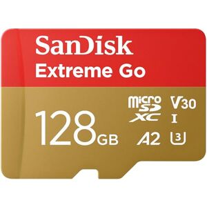 Sandisk 128GB Extreme Go micro SDXC card + SD adapter, (For Android Devices, Gaming Consoles, Drones, Action Cams, UHS-I, up to 200 MB/s, V30, 5K, 4K, UHD, Rescue PRO, Class 10, U3) For Amazon Sandisk 128GB Extreme Go micro SDXC card + SD adapter, (For Android Devices, Gaming Consoles, Drones, Action Cams, UHS-I, up to 200 MB/s, V30, 5K, 4K, UHD, Rescue PRO, Class 10, U3) For Amazon