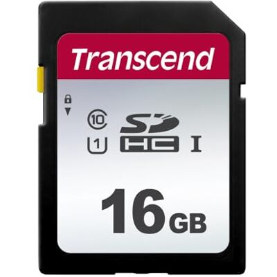 Transcend SDC300S 16GB SDHC, C10, U1 Memory Card, Speed up to 95MB/s for Digital Cameras Transcend SDC300S 16GB SDHC, C10, U1 Memory Card, Speed up to 95MB/s for Digital Cameras