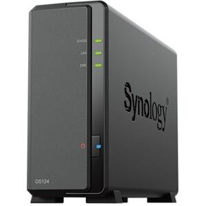 Synology DS124 1-Bay NAS - Network Storage Device Synology DS124 1-Bay NAS - Network Storage Device