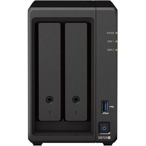 Synology DS723+ 20TB 2 Bay Desktop NAS Solution, installed with 2 x 10TB Western Digital Red Plus Drives Synology DS723+ 20TB 2 Bay Desktop NAS Solution, installed with 2 x 10TB Western Digital Red Plus Drives