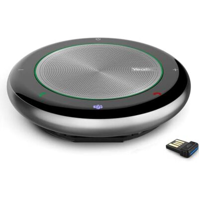Yealink CP700 Teams Edition Universal USB/Bluetooth Speakerphone with USB Dongle, Black/Grey Yealink CP700 Teams Edition Universal USB/Bluetooth Speakerphone with USB Dongle, Black/Grey
