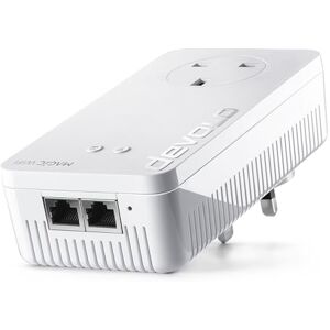 devolo Magic 2–2400 Mesh Wi-Fi 5 Next Add-on Adapter 4k/ 8k UHD Streaming Stable Home Working (Up to 2400 Mbps Powerline, Mesh Wi-Fi 5, G.hn, 2x Gb LAN ports) devolo Magic 2–2400 Mesh Wi-Fi 5 Next Add-on Adapter 4k/ 8k UHD Streaming Stable Home Working (Up to 2400 Mbps Powerline, Mesh Wi-Fi 5, G.hn, 2x Gb LAN ports)