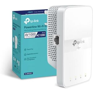 TP-LINK TL-WPA7617 AV1000 Gigabit Passthrough Powerline Adapter Kit, Dual-Band WiFi Booster Speed up to 1200 Mbps, One-Touch Wi-Fi Configuration, Auto-Sync, 4K Streaming, No Configuration Required TP-LINK TL-WPA7617 AV1000 Gigabit Passthrough Powerline Adapter Kit, Dual-Band WiFi Booster Speed up to 1200 Mbps, One-Touch Wi-Fi Configuration, Auto-Sync, 4K Streaming, No Configuration Required