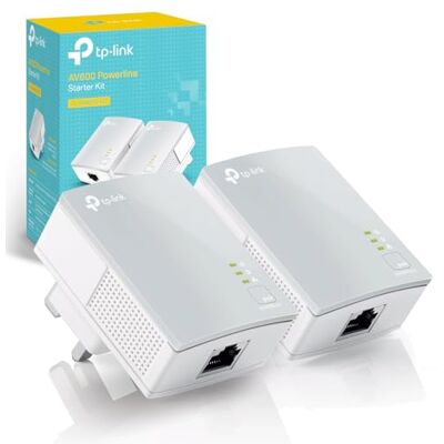 TP-LINK TL-PA4010 KIT AV600 Powerline Adapter Starter Kit, HomePlug AV2 Powerline Network Adapters, Up to 600Mbps, 1× Fast Ethernet Port, Plug and Play, Energy Saving Mode, 300M Range TP-LINK TL-PA4010 KIT AV600 Powerline Adapter Starter Kit, HomePlug AV2 Powerline Network Adapters, Up to 600Mbps, 1× Fast Ethernet Port, Plug and Play, Energy Saving Mode, 300M Range