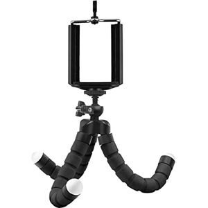 Juice Social Flexi Tri-Pod with Bendable Legs and Bluetooth Remote, Portable Mini Tripod with Flexible Octopus Style Legs, Phone/Camera Mount, Compatible with Apple, Android, GO PRO, Cameras Juice Social Flexi Tri-Pod with Bendable Legs and Bluetooth Remote, Portable Mini Tripod with Flexible Octopus Style Legs, Phone/Camera Mount, Compatible with Apple, Android, GO PRO, Cameras