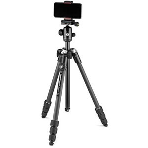 Manfrotto Element MII Camera Tripod, Travel Tripod in Aluminium with Ball Head and Carrying Bag, for Compact Cameras, CSC, DSLR, Photography Accessories for Content Creation and Vlogging Manfrotto Element MII Camera Tripod, Travel Tripod in Aluminium with Ball Head and Carrying Bag, for Compact Cameras, CSC, DSLR, Photography Accessories for Content Creation and Vlogging