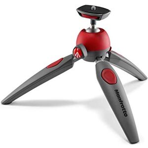 Manfrotto MTPIXIEVO-RD, PIXI EVO 2-Section Mini Tripod, Compatible With DSLR, Compact System Camera, Mirrorless, Entry Level, Foldable, Lightweight, Red Manfrotto MTPIXIEVO-RD, PIXI EVO 2-Section Mini Tripod, Compatible With DSLR, Compact System Camera, Mirrorless, Entry Level, Foldable, Lightweight, Red