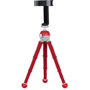 Joby PodZilla Medium Kit, Flexible Tripod with GripTight 360 Phone Mount, Phone Tripod from the Creators of GorillaPod, Compatible with iPhone, Smartphones and Action Cameras, up to 1Kg, Red Joby PodZilla Medium Kit, Flexible Tripod with GripTight 360 Phone Mount, Phone Tripod from the Creators of GorillaPod, Compatible with iPhone, Smartphones and Action Cameras, up to 1Kg, Red