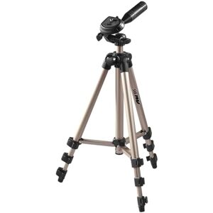 Hama "Star 5" Tripod Light Tripod with 36-105 cm Height 3 Way Head 1/4" Connection for DSLR and System Cameras With Carrying Case Champagne Hama "Star 5" Tripod Light Tripod with 36-105 cm Height 3 Way Head 1/4" Connection for DSLR and System Cameras With Carrying Case Champagne