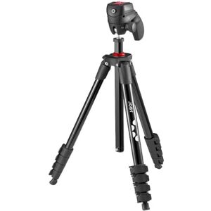 Joby Compact Action 61"/155cm DSLR Tripod,1.5kg/3.3lb Capacity, Lightweight Aluminium Camera Tripod with Ball Head, 1/4 Quick Release Mount, Carrying Bag, for CSC, Mirrorless Cameras, Photo and Video Joby Compact Action 61"/155cm DSLR Tripod,1.5kg/3.3lb Capacity, Lightweight Aluminium Camera Tripod with Ball Head, 1/4 Quick Release Mount, Carrying Bag, for CSC, Mirrorless Cameras, Photo and Video