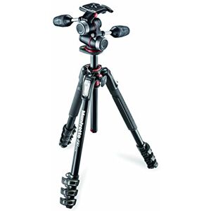 Manfrotto 190XPRO Tripod Kit, 4-Section Aluminium with 3-Way Head, Professional Photography Accessories, Camera Tripod with Pan Tilt Head for Mirrorless and DSLR Cameras Manfrotto 190XPRO Tripod Kit, 4-Section Aluminium with 3-Way Head, Professional Photography Accessories, Camera Tripod with Pan Tilt Head for Mirrorless and DSLR Cameras