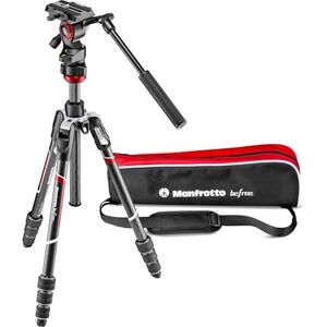 Manfrotto MVKBFRTC-LIVE Befree Live Travel Tripod, Twist Lock with MVH400AH Fluid Head for DSLR, Mirrorless, Compact and Video Cameras Up to 4 kg, Carbon Fiber Manfrotto MVKBFRTC-LIVE Befree Live Travel Tripod, Twist Lock with MVH400AH Fluid Head for DSLR, Mirrorless, Compact and Video Cameras Up to 4 kg, Carbon Fiber