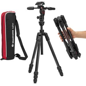 Manfrotto Befree GT PRO 4-Section Carbon Fiber Travel Tripod with 3-Way Pan/Tilt Head, Black Manfrotto Befree GT PRO 4-Section Carbon Fiber Travel Tripod with 3-Way Pan/Tilt Head, Black