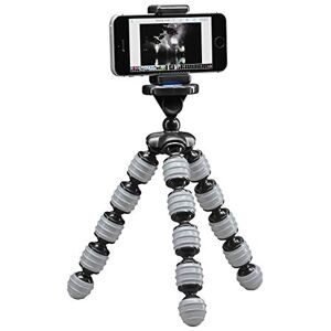Cullmann Alpha 380 Mobile Flexible Mini Tripod with Smartphone holder, Bendable leg, Grey, Max. load 1.5 kg, 267g weight Cullmann Alpha 380 Mobile Flexible Mini Tripod with Smartphone holder, Bendable leg, Grey, Max. load 1.5 kg, 267g weight
