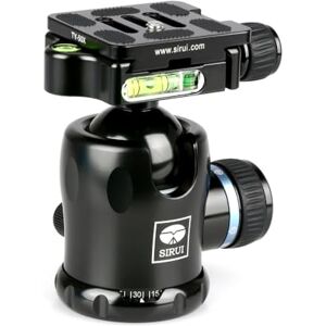Sirui AM-02 Aluminium Tripod Ball Head 360° Rotating Panoramic Ballhead with Arca Swiss Quick Release Plate and Bubble Level for Tripod Monopod DSLR Camera Load Capacity up to 25KG Sirui AM-02 Aluminium Tripod Ball Head 360° Rotating Panoramic Ballhead with Arca Swiss Quick Release Plate and Bubble Level for Tripod Monopod DSLR Camera Load Capacity up to 25KG