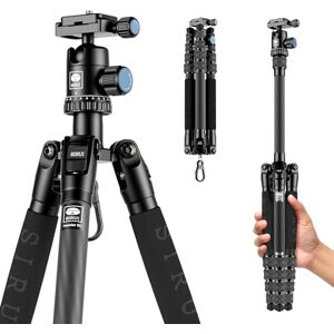 Sirui Traveler 5C Carbon Fibre Tripod for Camera, Portable Travel Tripod with 360° Panoramic Ball Head, with Extendable Centre Column for DSLR, Camcorder, Smartphone, Max Load 4kg Sirui Traveler 5C Carbon Fibre Tripod for Camera, Portable Travel Tripod with 360° Panoramic Ball Head, with Extendable Centre Column for DSLR, Camcorder, Smartphone, Max Load 4kg