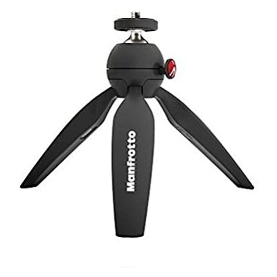 Manfrotto PIXI, Mini Camera Tripod with Handgrip for Content Creation,Black Manfrotto PIXI, Mini Camera Tripod with Handgrip for Content Creation,Black