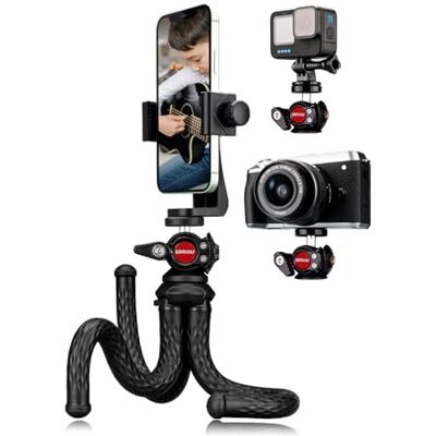 Lammcou - Flexible Camera Tripod - Octopus Gorillapod - 4 in 1 - Tripod Lammcou - Flexible Camera Tripod - Octopus Gorillapod - 4 in 1 - Tripod