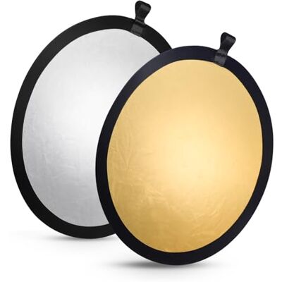 Walimex Pro Walimex folding reflector, 56 cm gold / silver (incl. carry bag) Walimex Pro Walimex folding reflector, 56 cm gold / silver (incl. carry bag)