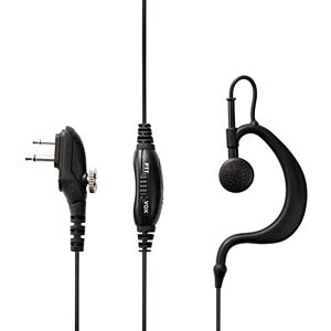Midland MA27-M Microphone with Ergonomic Radio Earpiece with 3.5mm Screw Jack, VOX/PTT Function, Height Adjustment Compatible with Walkie Talkies G15 PRO, G18 PRO, Arctic and Motorola 2-Pin Midland MA27-M Microphone with Ergonomic Radio Earpiece with 3.5mm Screw Jack, VOX/PTT Function, Height Adjustment Compatible with Walkie Talkies G15 PRO, G18 PRO, Arctic and Motorola 2-Pin