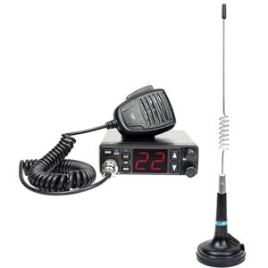 PNI CB radio station kit Escort HP 5500 with CB antenna ML29, 34 cm, with magnetic base, black PNI CB radio station kit Escort HP 5500 with CB antenna ML29, 34 cm, with magnetic base, black