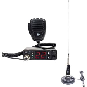 PNI CB radio station kit Escort 5500 with CB antenna LED 2000, 90 cm, 500W, illuminates during transmission, magnetic base included PNI CB radio station kit Escort 5500 with CB antenna LED 2000, 90 cm, 500W, illuminates during transmission, magnetic base included
