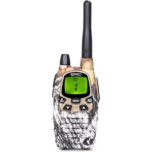 Midland Walkie Talkie G7 Pro Mimetic, 2 Way Radio with Dual Band 16 PMR446/69 LPD Channels, UKCA Certified 10Km Range, 18H Battery, 4 Rechargeable Batteries, Clip, UK Plug Outdoor, Airsoft, Hunting Midland Walkie Talkie G7 Pro Mimetic, 2 Way Radio with Dual Band 16 PMR446/69 LPD Channels, UKCA Certified 10Km Range, 18H Battery, 4 Rechargeable Batteries, Clip, UK Plug Outdoor, Airsoft, Hunting
