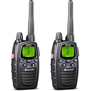 Midland 2 G7 PRO Walkie Talkies, UKCA Certified Walkie Talkie for Airsoft & Outdoor, UK Plug, 2 Way Radio 85 Channels 16 PMR446/69 LPD Licence-Free, 10Km Range, 18H Battery, Rechargeable Batteries Midland 2 G7 PRO Walkie Talkies, UKCA Certified Walkie Talkie for Airsoft & Outdoor, UK Plug, 2 Way Radio 85 Channels 16 PMR446/69 LPD Licence-Free, 10Km Range, 18H Battery, Rechargeable Batteries