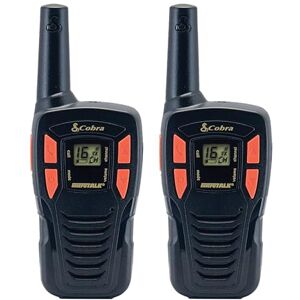 Cobra AM255 Pack of 2 Lightweight Walkie Talkies for Adults, up to 5Km Range, 8 Channels, Power Saving Function, and Includes Rechargeable Batteries – Black Cobra AM255 Pack of 2 Lightweight Walkie Talkies for Adults, up to 5Km Range, 8 Channels, Power Saving Function, and Includes Rechargeable Batteries – Black