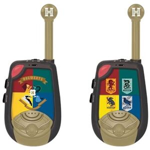 Lexibook Warner Harry Potter Digital Walkie-Talkies, 2 km transmission range, Morse Light function, Belt clip for transport, 2 channels, Battery, Black/Gold, TW25HPLXB_01 Lexibook Warner Harry Potter Digital Walkie-Talkies, 2 km transmission range, Morse Light function, Belt clip for transport, 2 channels, Battery, Black/Gold, TW25HPLXB_01