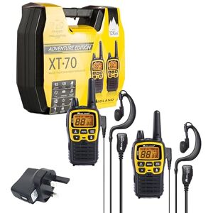Midland XT70 Two-Way Radio - Lightweight, Waterproof, 12km Range Midland XT70 Two-Way Radio - Lightweight, Waterproof, 12km Range