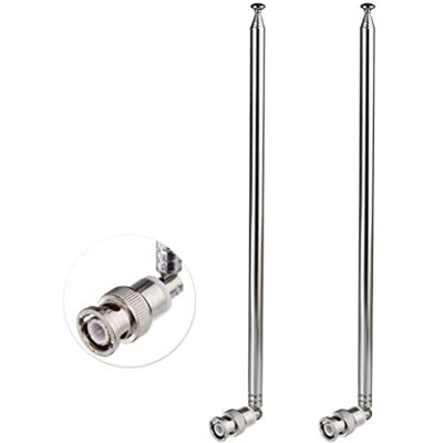 Bingfu VHF UHF Radio Antenna 7Section Telescopic 115cm,BNC for CB&Ham Radio VHF UHF Antenna for CB Radio Police Scanner Ham Radio Two Way Mobile Scanner Wireless Microphone Receiver Frequency Counter Bingfu VHF UHF Radio Antenna 7Section Telescopic 115cm,BNC for CB&Ham Radio VHF UHF Antenna for CB Radio Police Scanner Ham Radio Two Way Mobile Scanner Wireless Microphone Receiver Frequency Counter