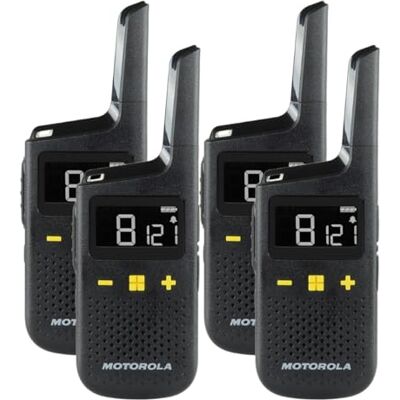 Motorola XT185 PMR446 Two Way Walkie Talkie Business Radio, Quad Pack Licence Free, Waterproof, Dust-tight Motorola XT185 PMR446 Two Way Walkie Talkie Business Radio, Quad Pack Licence Free, Waterproof, Dust-tight