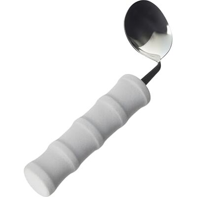 Homecraft Lightweight Foam Handled Cutlery - Angled, Spoon, Right - Cutlery Homecraft Lightweight Foam Handled Cutlery - Angled, Spoon, Right - Cutlery
