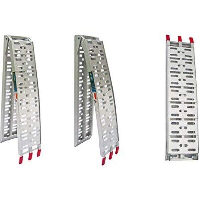 The Ramp People Pair 2.2m Aluminium Folding Loading Ramps 2.2m 600kg Load ATV, Quad Bikes, Lawnmowers, UTVs into Vans & Trailers Lightweight Folding The Ramp People Pair 2.2m Aluminium Folding Loading Ramps 2.2m 600kg Load ATV, Quad Bikes, Lawnmowers, UTVs into Vans & Trailers Lightweight Folding