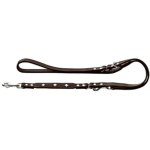 Hunter Swiss Organic Leather Training Lead - Large - Brown/Black Hunter Swiss Organic Leather Training Lead - Large - Brown/Black