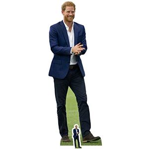 STAR CUTOUTS Life Size Cut Out with Mini Version of Prince Harry, Cardboard, Multi-Colour, 188 x 69 x 188 cm STAR CUTOUTS Life Size Cut Out with Mini Version of Prince Harry, Cardboard, Multi-Colour, 188 x 69 x 188 cm