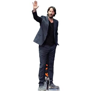 STAR CUTOUTS CS798 Keanu Reeves Lifesize Cardboard Cutout Celebrity Theme Multicolour Great for parties, decorations and gifts STAR CUTOUTS CS798 Keanu Reeves Lifesize Cardboard Cutout Celebrity Theme Multicolour Great for parties, decorations and gifts