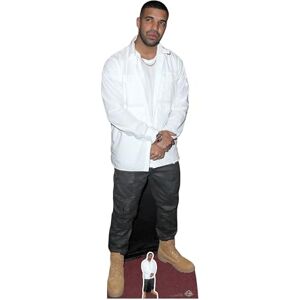 STAR CUTOUTS Celebrity Standee Drake Life Size Cardboard Cut Out with Table Top Mini Cut Out, Multi colour STAR CUTOUTS Celebrity Standee Drake Life Size Cardboard Cut Out with Table Top Mini Cut Out, Multi colour