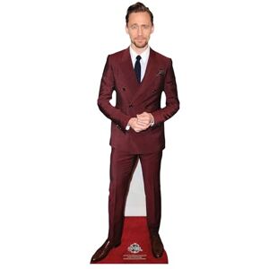STAR CUTOUTS CS1176 Tom Hiddleston Red Suit Star Mini Cardboard Cutout STAR CUTOUTS CS1176 Tom Hiddleston Red Suit Star Mini Cardboard Cutout
